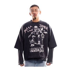 Wrathboy Crew Neck T-Shirt Gotta Have Spirit Mens Black WB05-107